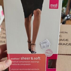 Sheer & Soft Compression Stockings - Natural 20-30mmHg